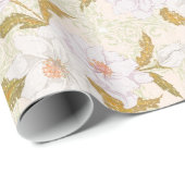 おもしろい花柄ラッピング紙 ラッピングペーパー (ロールコーナー)