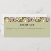 おもしろい花模様ギフト券 (裏面)