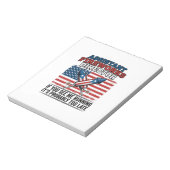 おもしろい花火副監督者愛国Tシャツ ノートパッド (回転)