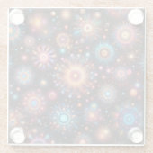 おもしろい花火 ガラスコースター (裏面)