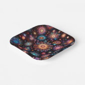 おもしろい花火 ペーパープレート (傾斜あり)