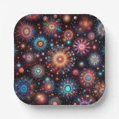 おもしろい花火 ペーパープレート (正面)