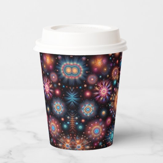 おもしろい花火 紙コップ (左)