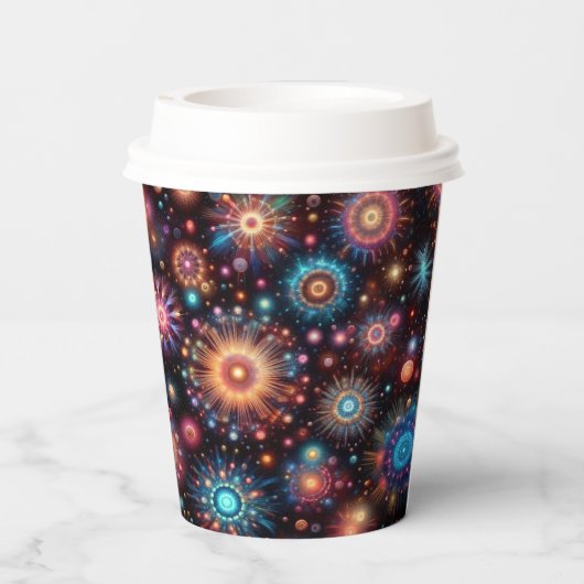 おもしろい花火 紙コップ (裏面)