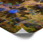 おもしろい花 ポスター (角)