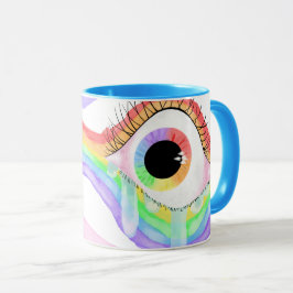 おもしろい芸術的コーヒーマグ マグカップ