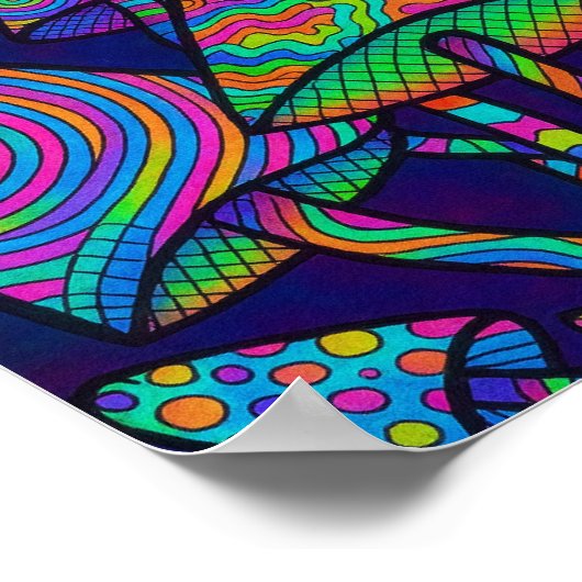 おもしろい芸術 ポスター (角)