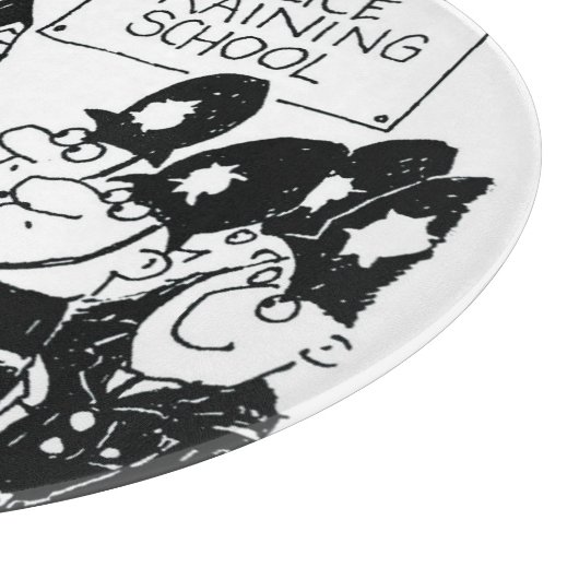 おもしろい英国警察訓練学校 カッティングボード (角)