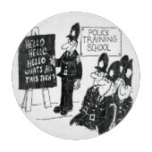おもしろい英国警察訓練学校 カッティングボード (正面)