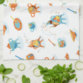 おもしろい茶 – パーティー キッチンタオル (折り畳み)