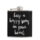 おもしろい草書ハッピーソングレタリング |フラスコ フラスク (正面)