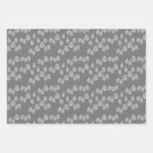 おもしろい菌モレルのキノコのパターン贈り物 ラッピングペーパーシート (正面3)