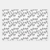 おもしろい菌モレルのキノコのパターン贈り物 ラッピングペーパーシート (正面2)