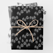 おもしろい菌モレルのキノコのパターン贈り物 ラッピングペーパーシート (インサイチュ)