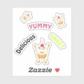 おもしろい菓子 シール (シート)