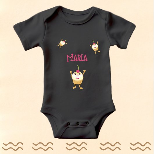 おもしろい菓子 ベビーボディスーツ