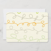 おもしろい落書き男の赤ちゃん写真誕生のお知らせ 案内状 (裏面)