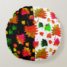 おもしろい葉水色装飾用クッション