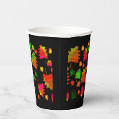 おもしろい葉水色 紙コップ (右)