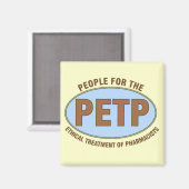 おもしろい薬剤師ギフトユニーク「PETP」設計 マグネット (正面/裏面)