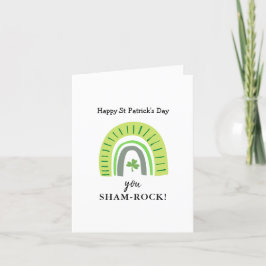 おもしろい虹の君ロックSt patricks day シーズンカード