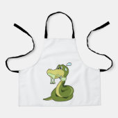 おもしろい蛇 エプロン (正面)