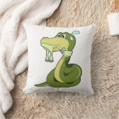 おもしろい蛇 クッション (ブランケット)