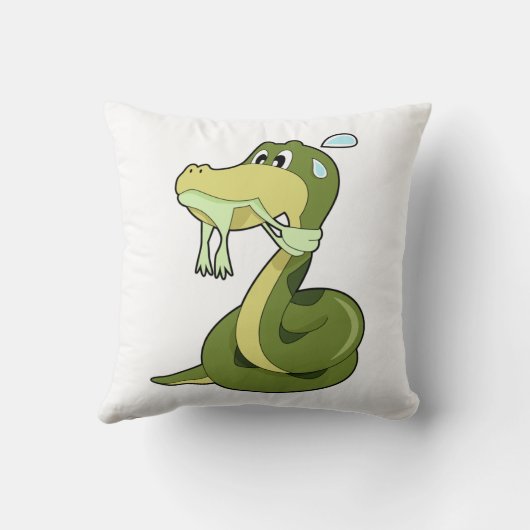 おもしろい蛇 クッション (裏面)