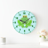 おもしろい蛙 ラージ壁時計 (ホーム)