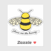 おもしろい蜂蜜の養蜂引用文 シール (シート)