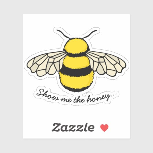 おもしろい蜂蜜の養蜂引用文 シール (シート)