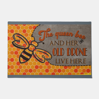 おもしろい蜂蜜マット、蜂マット、蜂の屋外マット ドアマット