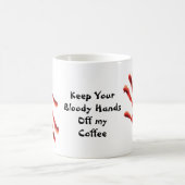 おもしろい血ハンズコーヒーマグ モーフィングマグカップ (中央)