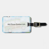 おもしろい行き先マンガのフラッシュバックおもしろい ラゲッジタグ (正面横)