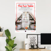 おもしろい表 ポスター (ホームオフィス)