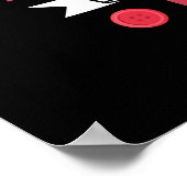 おもしろい裁縫ワードアートポスター ポスター (角)