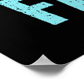 おもしろい裁縫ワードアート ポスター (角)