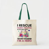 おもしろい裁縫引用文ヴィンテージフローラ裁縫機 トートバッグ (正面)