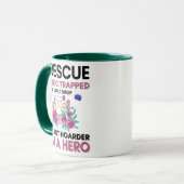 おもしろい裁縫引用文ヴィンテージフローラ裁縫機 マグカップ (正面左)