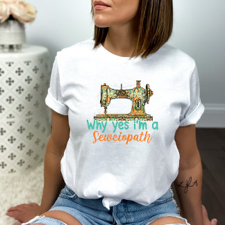 おもしろい裁縫機 Tシャツ