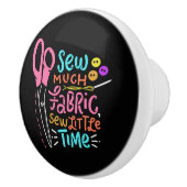 おもしろい裁縫 – 縫い布 セラミックノブ (右)