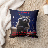 おもしろい装飾カスタムバレンタインズデイラクーン クッション (ブランケット)