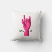 おもしろい装飾用クッション。ロックオン! クッション (正面)