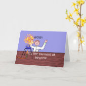 おもしろい要素 カード (黄色い花)