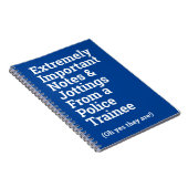 おもしろい見習い用交番 ノートブック (右側)