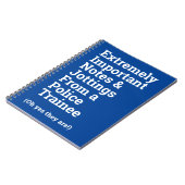 おもしろい見習い用交番 ノートブック (左側)