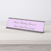 おもしろい親の名結婚前プレート デスクネームプレート (正面)