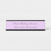 おもしろい親の名結婚前プレート デスクネームプレート (正面)