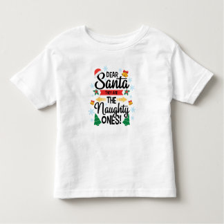 おもしろい親愛サンタ彼らは一ついけなのクリスマス トドラーTシャツ