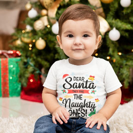 おもしろい親愛サンタ彼らは一ついけなのクリスマス トドラーTシャツ